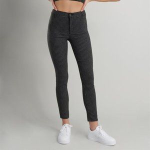 Garage Black Plaid 'As If' Pants